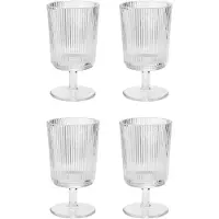Stelton Witte Wijnglas Pilastro Clear 180 ml (Set van 4)