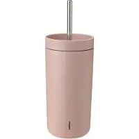 Stelton Thermosbeker To Go Sip Vacuum Insulated Cup With Straw 0.4L Heather