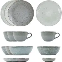 House Doctor Rustic brunchset 16-delig Grijs-blauw