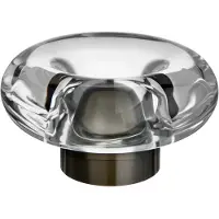 Kosta Boda Orion kaarsenhouder Ø11x6,3 cm Grijs