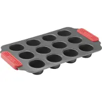 Lékué non stick mini muffinsvorm 12 st Rood