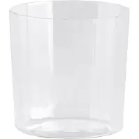 HAY Angle Drinkglazen Pak Van 4 Wide 7.5 Cm - Drinkglazen Glas Clear - AE747-E477-AH04