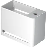 Ink fontein hangar polystone inclusief kraangat rechts glans wit 40x22x30 cm