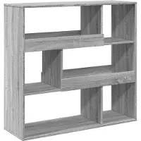 vidaXL kamerscherm 100x33x125,5 cm bewerkt hout grijs sonoma eiken