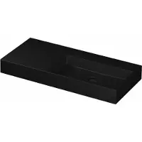 Ink Wastafel united 1000x450x110 mm mat zwart 0206424