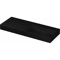 Ink Wastafel united 1200x450x110 mm mat zwart 0206474