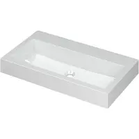 Ink wastafel momento polystone zonder kraangat 80 cmx45 cmx9 cm glans wit 3421015