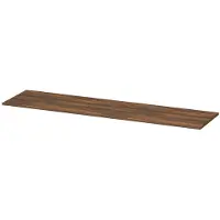 Ink Afdekplaat t.b.v. onderkast hout decor 180 cm x 45 cm x 2 cm Noten 1257287