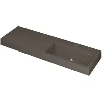 Ink Wastafel Momento 1400x450x90 mm Quartz beton 3421459