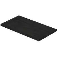 Ink topdeck xs topplaat voor fontein 40x22x1,6 cm in houtskool eiken