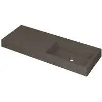 Ink Wastafel Momento 1200x450x90 mm Quartz beton 3421448