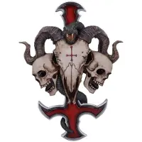 Nemesis Now Muurdecoratie Devils Cross Multicolours