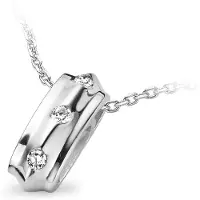 Orphelia Dames 925 Sterling Zilver Ketting met Hanger - Zilver ZH-4744