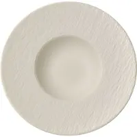Villeroy & Boch Manufacture Rock diep bord Ø28 cm Blanc