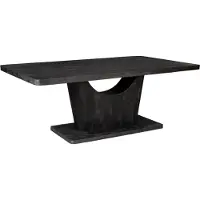 Starfurn Eettafel Voco | 200 cm | Black (Zwart, 200x76x110cm)