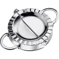 Westmark Ravioli Maker, Diameter: 9,5 cm, Met Praktische Handgrepen, Roestvrij Staal, Gina, Zilver, 61362270