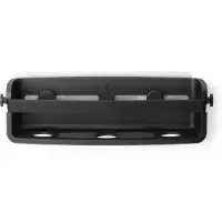 SmartaSaker Flex douchemand - 33x12x9cm - zelfklevend - ABS Zwart 1021300-040