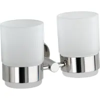 Wenko Poetsbeker Bosio van gesatineerd glas (2 stuks)