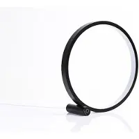 DesignNest Round Table Lamp | Heng Touch - Tafellamp - Dimbaar - Rond - 25 cm - Zwart