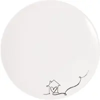 Villeroy & Boch 6x Villeroy & Boch Verklaring, Bord, Wit