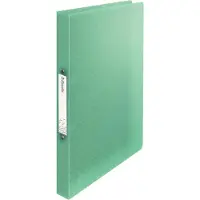 Esselte Colour'Breeze ringmap, 2 ringen, PP, ft A4, met soepele kaft, groen - 12 stuks