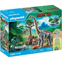 Playmobil Dinos 71819 Brachiosaurus met hovercraft