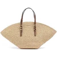 Michael Kors Small Fan Tote Bag Luggage Maat: OS | Handtassen Outlet | Dames | Beige