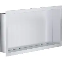 Alvoro Harmony Inbouwnis 30x60x7cm - Geborsteld RVS - Rechthoekig - Accessoires, Inbouw/opbouw nissen - 5404024118423