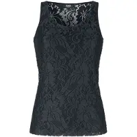 Black premium by emp Top - Lace Top - S - voor Vrouwen - zwart | Maat S