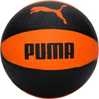Puma Indoor basketbal voor Heren, Zwart/Oranje, Maat 6