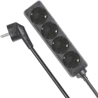 Velleman Stekkerdoos - 4 stopcontacten type F - kabel 1.5 m 3G1.5