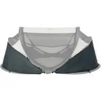 Deryan Baby Luxe Windscreens - Antraciet - UV protected - Windbescherming