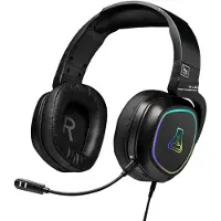 The G-Lab Draadloze Bluetooth Gaming Headset Korp Promenthium Zwart