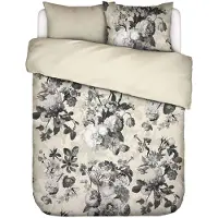Essenza Dekbedovertrek Floor Vanilla Satijn-240 x 200 / 220 cm | Lits-Jumeaux