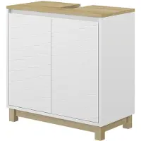 Vicco Livia Wastafelonderkast – 60 x 60 cm met 2 deuren Wit