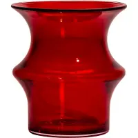 Kosta Boda Pagod vaas 16,7 cm Rood