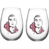 Kosta Boda All about you bekerglas 57 cl 2-pack Close to him