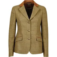 Dublin Slim-fit damesrijjas met suède kraag Albany Tweed