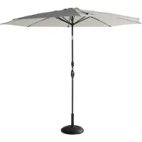 Hartman Sunline parasol 300 cm licht grijs -