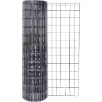 Alberts 604899 draadpaneel Fix-Clip Pro | verschillende lengtes en hoogtes - naar keuze in verschillende kleuren | antracieten kunststof coating RAL 7016 | hoogte 122 cm | lengte 25 m