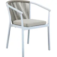 Axi Suvi Stoelen set 2 stuks Wit/kaki