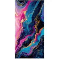PosterMonkey Poster 40x80 cm - Marmer - Modern - Goud - Posters - Kamer decoratie - Wanddecoratie woonkamer - Muurdecoratie slaapkamer