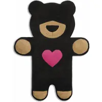 Leschi Warmtekussen Teddy Beer - Zwart
