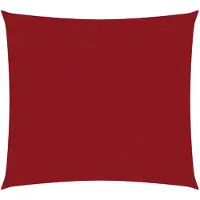 vidaXL Zonnescherm vierkant 4x4 m oxford stof rood
