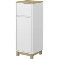 Vicco Livia Midikast – 30 x 80 cm met lade Wit