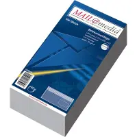 Mailmedia briefumschlag offset wei§, din lang, mit fenster 22542 0