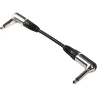 Frontstage 2x FrontStage Patchkabel 6,35mm-Jackplug 15cm hoekig