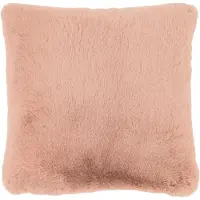 OVERSEAS Rino Fur Kussen - 45 x 45 cm - Rose Dust