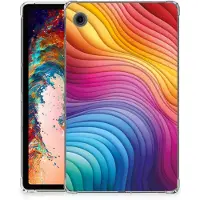B2Ctelecom Back Cover voor Samsung Galaxy Tab A9 Regenboog