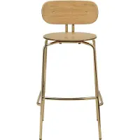 UMAGE Curious Barkruk Brass | Without Seat Cushion
